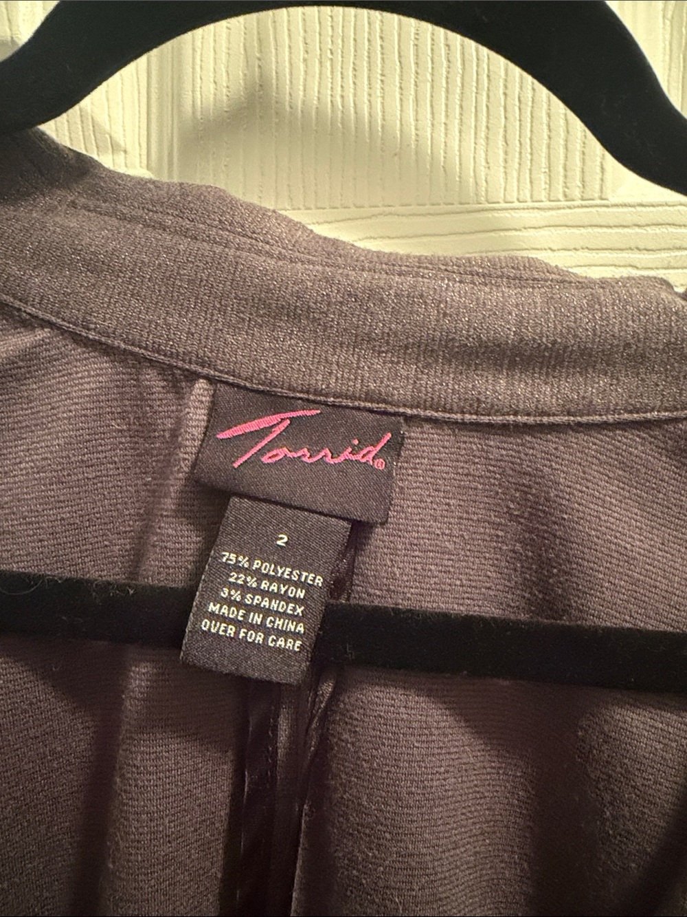 Torrid Charcoal Gray Tailored Women's Blazer - Picture 2 of 3
